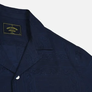 PORTUGUESE FLANNEL Chemises | Chemise Classic Paisley Blue