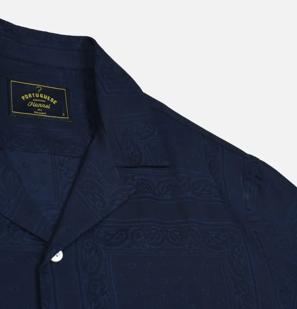 PORTUGUESE FLANNEL Chemises | Chemise Classic Paisley Blue