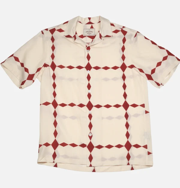 PORTUGUESE FLANNEL Chemises | Chemise Diamonds Ecru