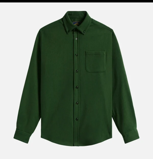 PORTUGUESE FLANNEL Chemises | Chemise Form Green