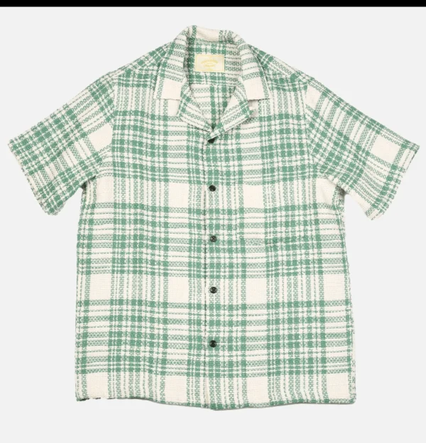 PORTUGUESE FLANNEL Chemises | Chemise Garden Plaid Shirt Green