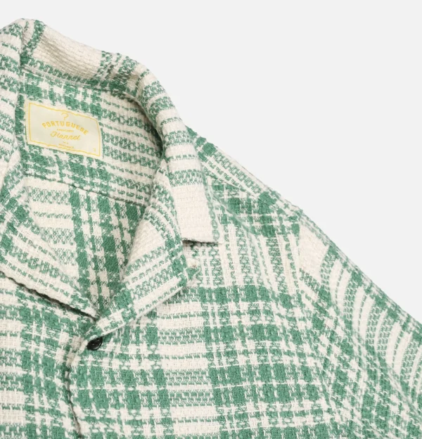 PORTUGUESE FLANNEL Chemises | Chemise Garden Plaid Shirt Green