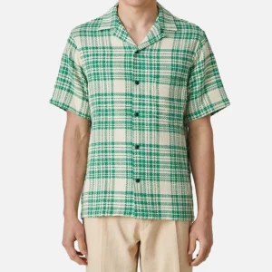 PORTUGUESE FLANNEL Chemises | Chemise Garden Plaid Shirt Green