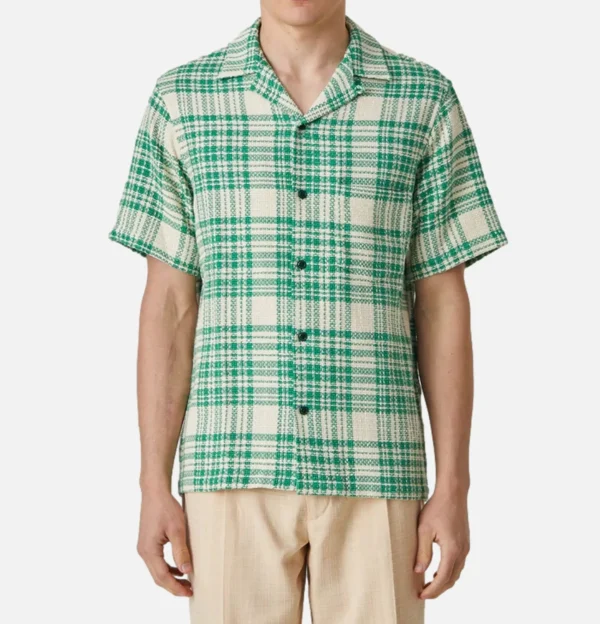 PORTUGUESE FLANNEL Chemises | Chemise Garden Plaid Shirt Green