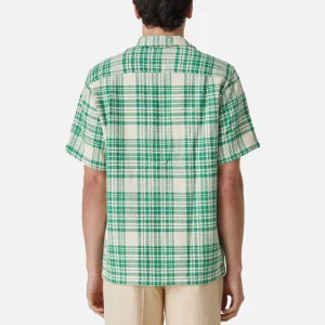 PORTUGUESE FLANNEL Chemises | Chemise Garden Plaid Shirt Green