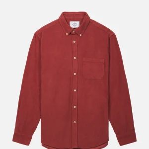 PORTUGUESE FLANNEL Chemises | Chemise Lobo Cord Bordeaux