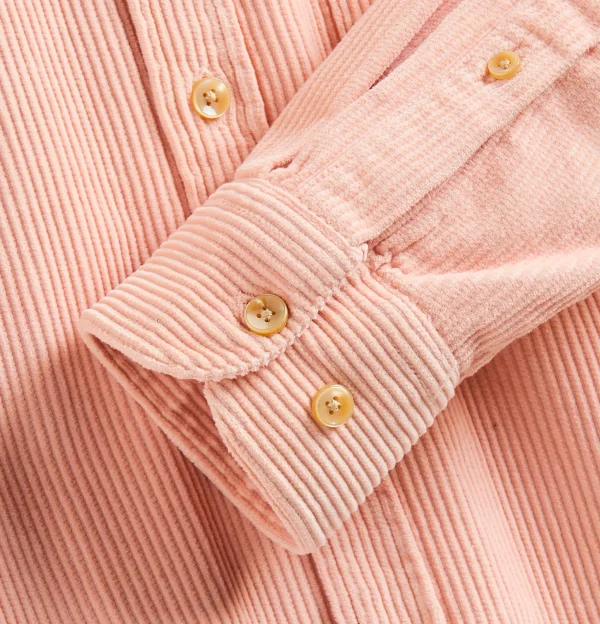 PORTUGUESE FLANNEL Chemises | Chemise Lobo Cord Old Rose