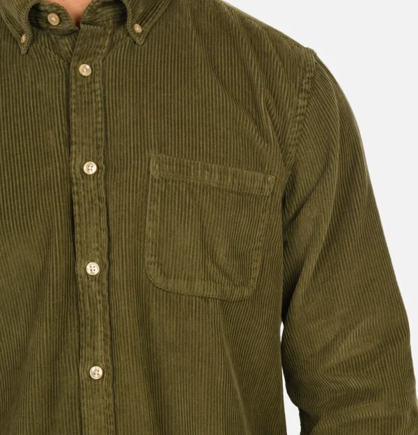 PORTUGUESE FLANNEL Chemises | Chemise Lobo Olive