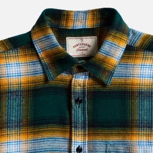 PORTUGUESE FLANNEL Chemises | Chemise Lousa Green