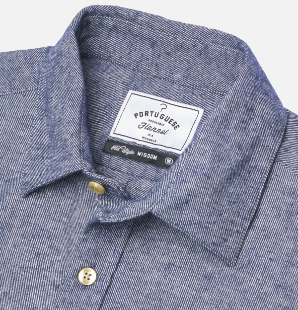 PORTUGUESE FLANNEL Chemises | Chemise Teca Indigo