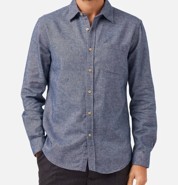 PORTUGUESE FLANNEL Chemises | Chemise Teca Indigo