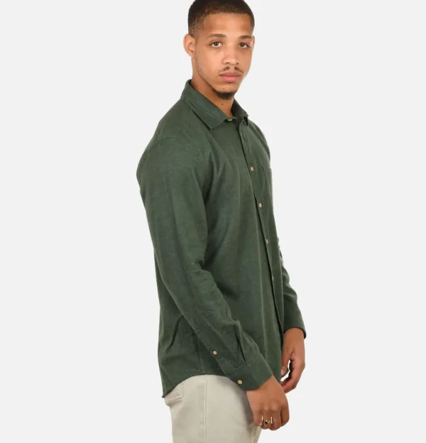 PORTUGUESE FLANNEL Chemises | Chemise Teca Moss Green