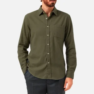 PORTUGUESE FLANNEL Chemises | Chemise Teca Olive