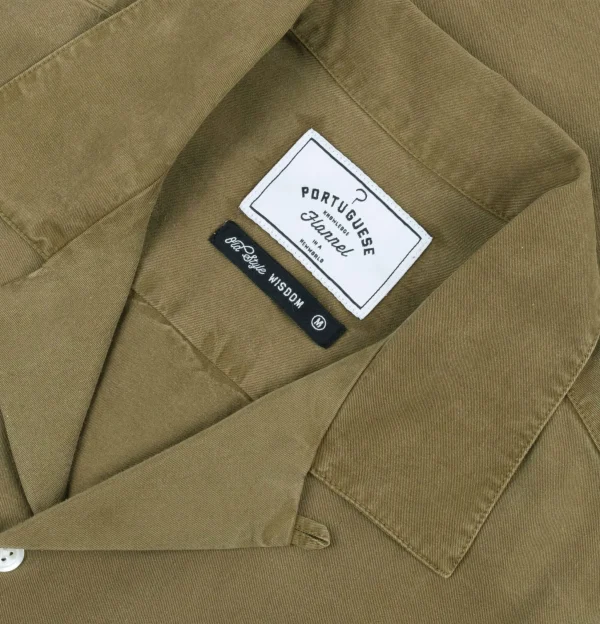 PORTUGUESE FLANNEL Chemises | Chemisette Dogtown Olive