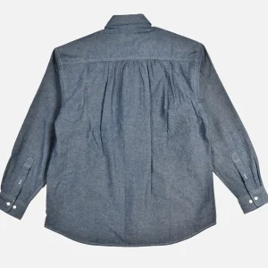 FRIZMWORKS Chemises | Cigarette Chambray Shirt Blue