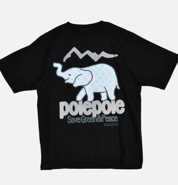 MANASTASH T-shirts | Citee Polepole Black