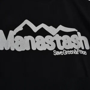 MANASTASH T-shirts | Citee Polepole Black