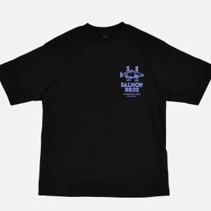 MANASTASH T-shirts | Citee Salmon Black