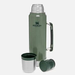 STANLEY 1913 Outdoor | Classic Legendary Bottle 1L Hammertone green