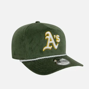 NEW ERA Chapeaux & Casquettes | Cord Pc Golfer Oak Athletics Vert Foncé