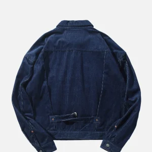 STANDARD TYPES Vestes | Corduroy Collar Jacket Denim