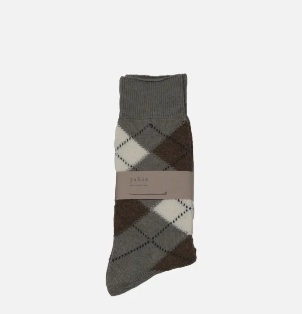 YAHAE Autres | Chaussettes | Cotton Alpaca Yak Socks Dark Grey