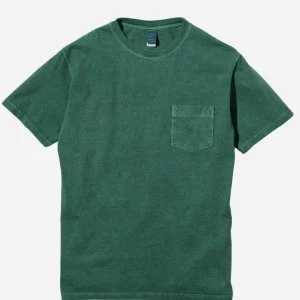 GOOD ON T-shirts | Crew Tee Pocket Dark Green