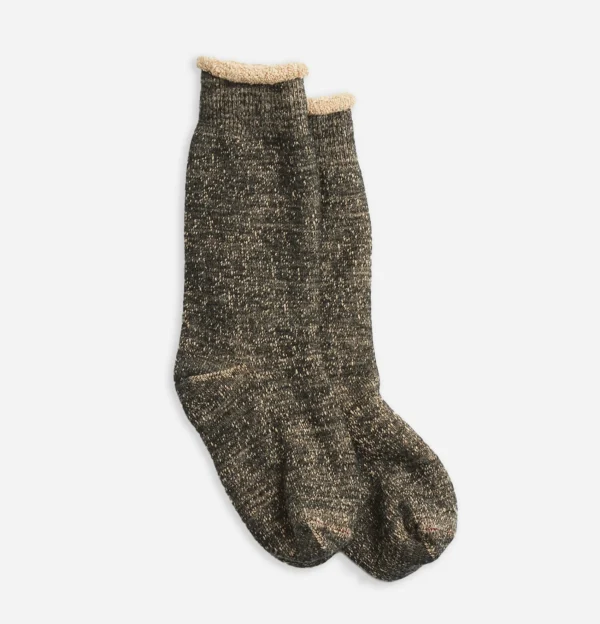 ROTOTO Chaussettes | Double Face Black Brown