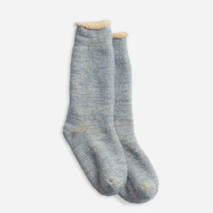 ROTOTO Chaussettes | Double Face Bluebrown