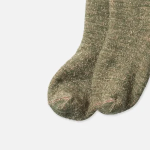 ROTOTO Chaussettes | Double Face Greenbrown