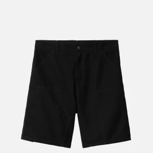 CARHARTT WIP Shorts | Double Knee Short Noir