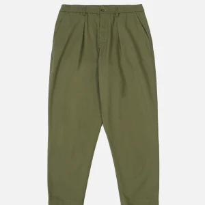 UNIVERSAL WORKS Chinos | Double Pleat Pant Light Olive