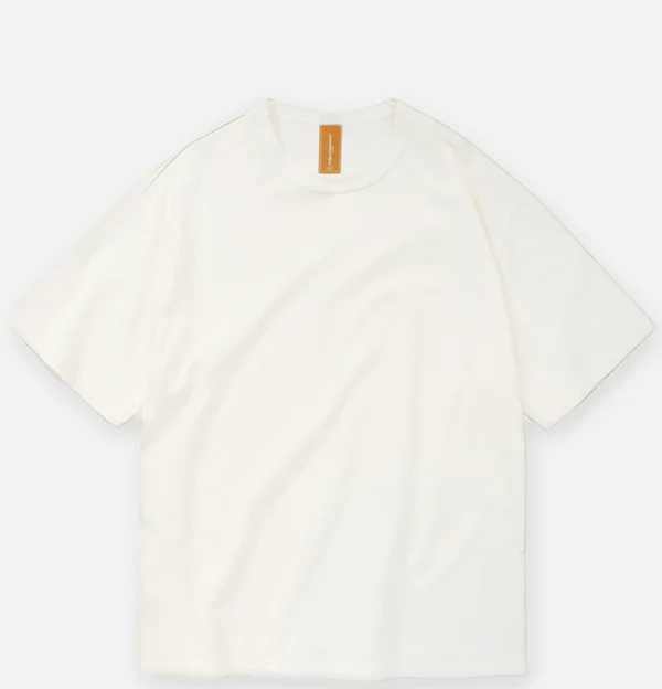 FRIZMWORKS T-shirts | Double Rib Oversized Tee White