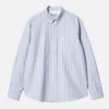 CARHARTT WIP Chemises | Dowlen Stripe Shirt Bleach White