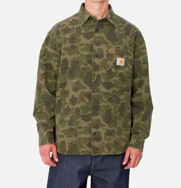 CARHARTT WIP Chemises | Duck Shirt Camo Green