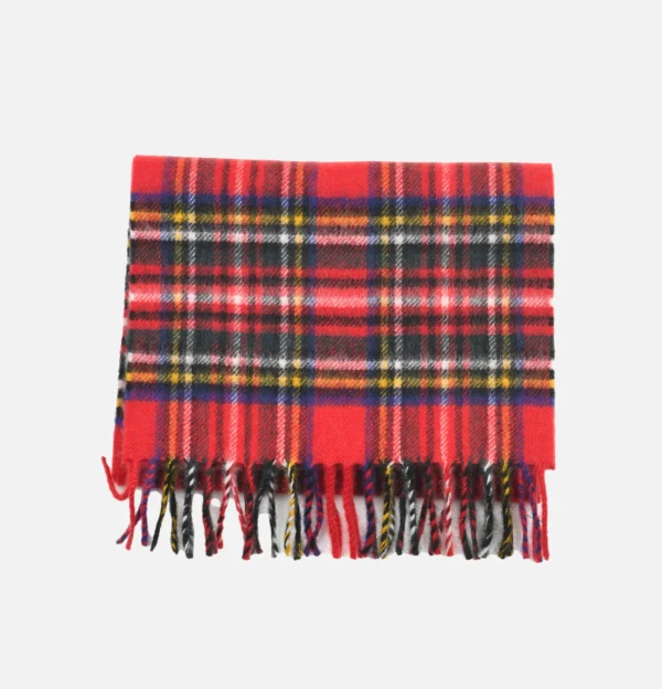 JOSHUA ELLIS Gants • Bonnets • Echarpes | Echarpe Cachemire Tartan Red