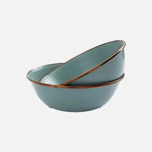 BAREBONES Outdoor | Enamel Bowl Set X 2 Mint