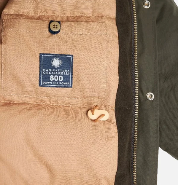 MANIFATTURA CECCARELLI Blousons & Manteaux | Fisherman Down Parka Chocolat