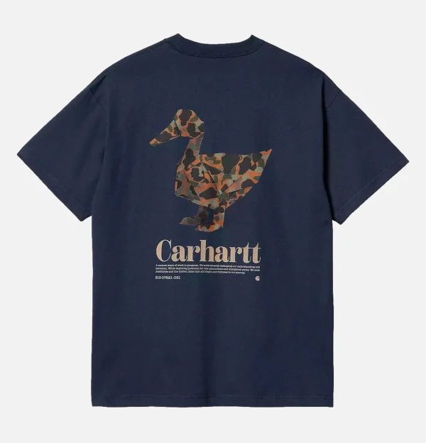 CARHARTT WIP T-shirts | Fold Duck Tee Air Force Blue