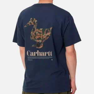 CARHARTT WIP T-shirts | Fold Duck Tee Air Force Blue