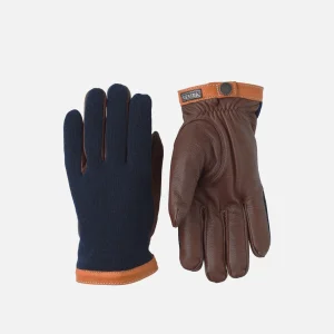 HESTRA Gants • Bonnets • Echarpes | Gants Deerskin Wool Tricot Navy