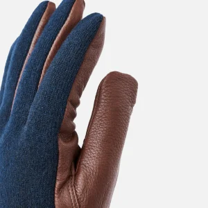 HESTRA Gants • Bonnets • Echarpes | Gants Deerskin Wool Tricot Navy