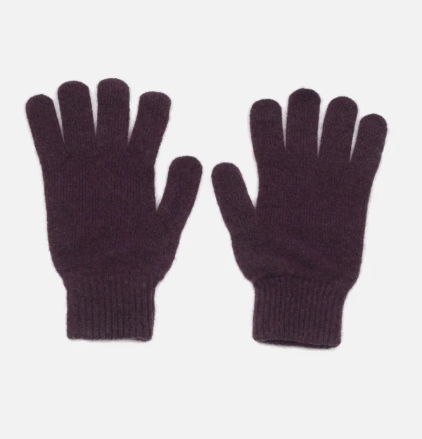 ROBERT MACKIE Gants • Bonnets • Echarpes | Gants Munro Blackgrape