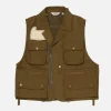 WOOLRICH Blousons & Manteaux | Gilet de pêche classique Olive