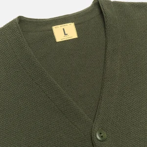 NITTO KNITWEAR Pulls & Cardigans | Gilet Youri Coton Green