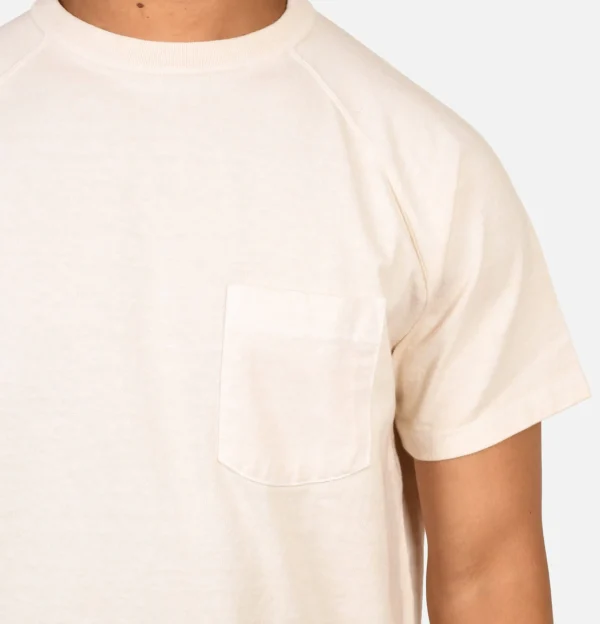 GOOD ON T-shirts | Heavy Raglan Pocket Tee Natural