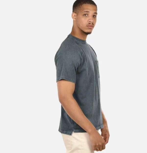 GOOD ON T-shirts | Heavy Raglan Pocket Tee Slate