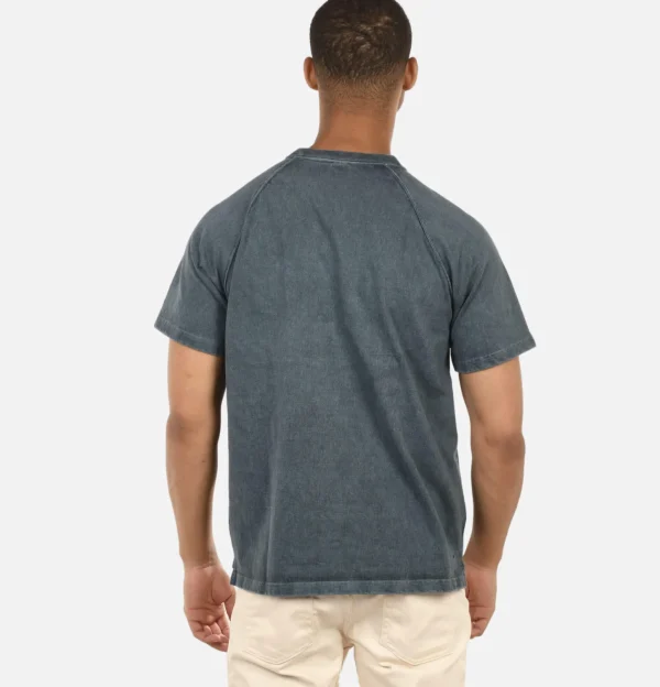 GOOD ON T-shirts | Heavy Raglan Pocket Tee Slate