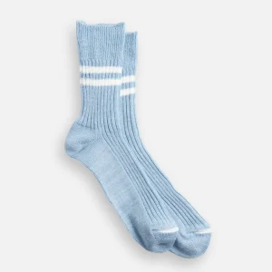 ROTOTO Autres | Chaussettes | Hemp Organic Cotton Stripe Bleu