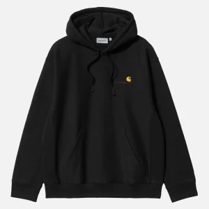 CARHARTT WIP Sweats & Polaires | Hooded American Script Black